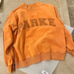 Parke Vibrant Orange Sweatshirt